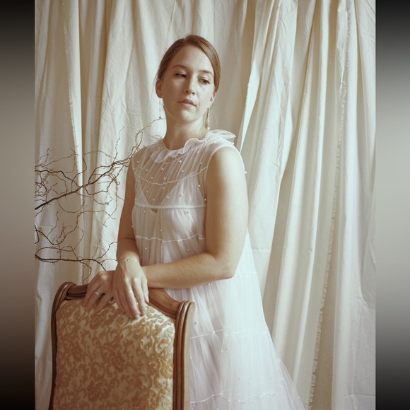 UNTAMED PETALS | Bridal pearl tulle gown | Untamed Petals pearl tulle gown - Picture 8 of 8